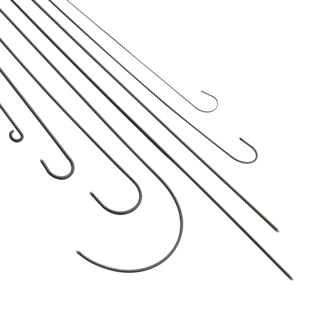 Curved Guide Wires